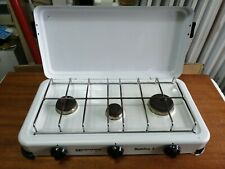 Fornello a gas GPL Kemper Multifire 3 con Coperchio - 3 Fornelli - DA CAMPEGGIO