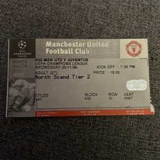 Biglietto Manchester United v