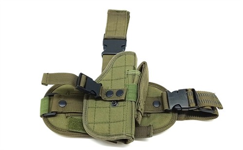 Fondina cosciale nylon - , verde