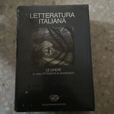 Letteratura italiana. Le