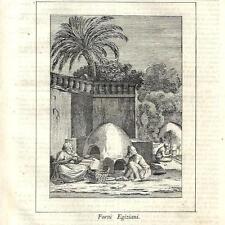 Stampa antica FORNI PER IL PANE IN EGITTO Egypt 1838 Old antique print