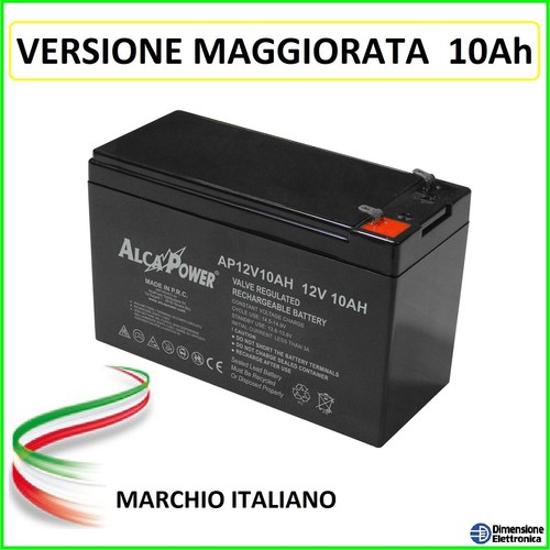 Batteria 12v 10ah piombo - batteria,