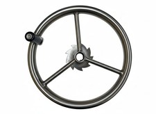 Ruota Maniglia Barbecue Argentina Acciaio Inox per Griglia Asado Argentina