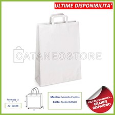 BORSE SHOPPER DI CARTA MANICO