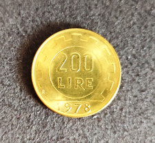 Splendida Moneta Italia 200 Lire 1978  SPL Poco Circolata