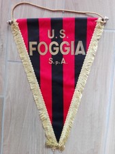GAGLIARDETTO CALCIO U.S.  FOGGIA s.p.a.  ANNI 80 SPLENDIDO