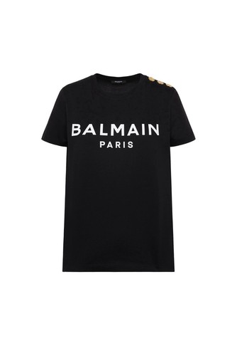 Shirt balmain nera - balmain, cotone