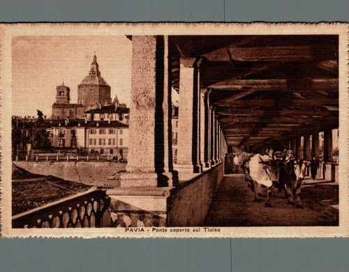 Pavia ponte coperto - coperto, sul