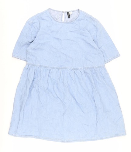 Vestito donna blu corto a - h&m,