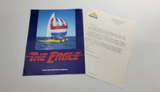 1984 The Eagle Sailboat Vintage Brochure - Tri-Hull Catamaran Daysailers 