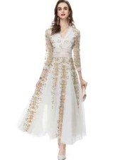 Vestito Abito Elegante Lungo