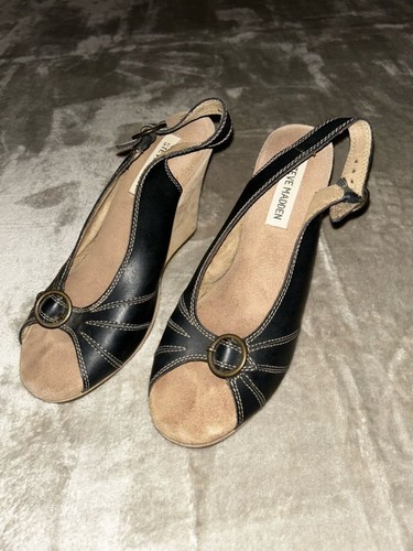 Zeppe steve madden peep toe - steve,