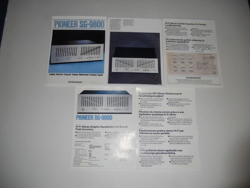 Pioneer 9800 brochure - pioneer, sg-9800