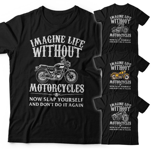 Tshirt biker immagina vita - tshirt, la