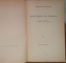 De sanctis SAGGIO CRITICO SUL PETRARCA einaudi