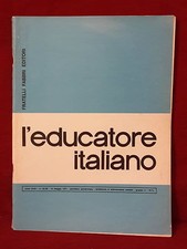 L'EDUCATORE ITALIANO FRATELLI FABBRI EDITORI N.19/20 ANNO 1971