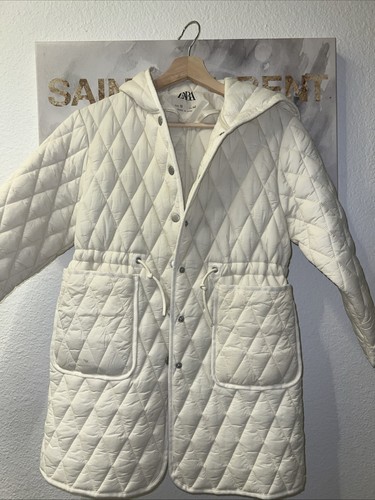 Cappotto nylon avorio - avorio, zara