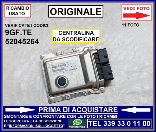 Centralina motore iniezione - centralina,