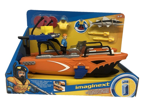 Imaginext turbo rescue boat - imaginext,