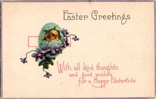 Cartolina pasquale vintage