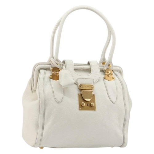 Borsa mano miu pelle - miu, in