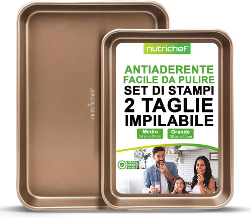 Set teglie da forno - set,