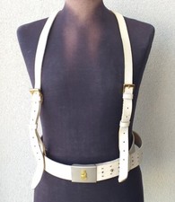 Cinturone e spallacci da parata - cerimonia anni '80/90  P.S.  marcati