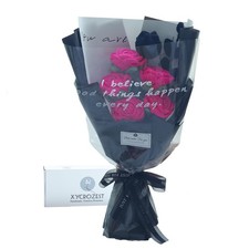 Hot Pink Crochet Flower