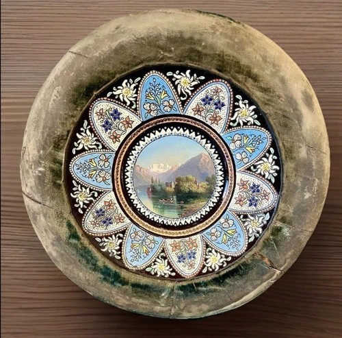 Antico piatto svizzero - , in