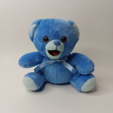Coccolino Peluche Gadget Ammorbidente 10 Cm Blu Azzurro