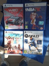 Set Bundle Lotto 4 Giochi Ps5 PlayStation 5 Wrc PS5 Fifa Ps5 Godfall Ps5 Nba Ps5