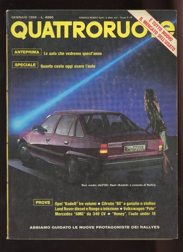 Quattroruote 363 1986 - quattroruote, /