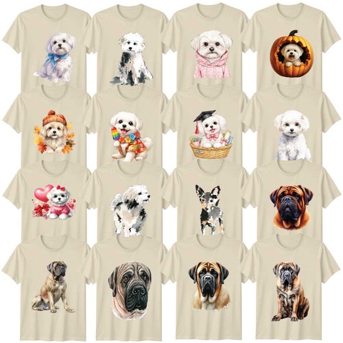 Shirt acquerello cane - t-shirt,