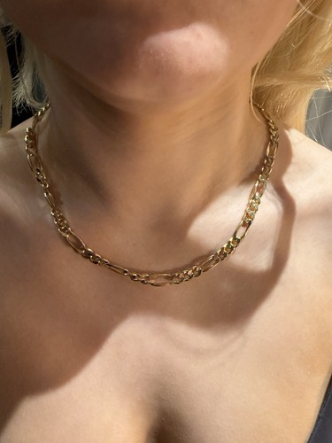 Collana catena figaro - collana,