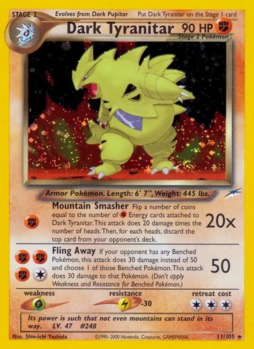 Dark tyranitar 105 - 11/105,