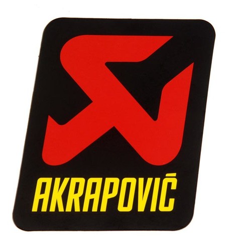 Adesivo akrapovic mm - adesivo,