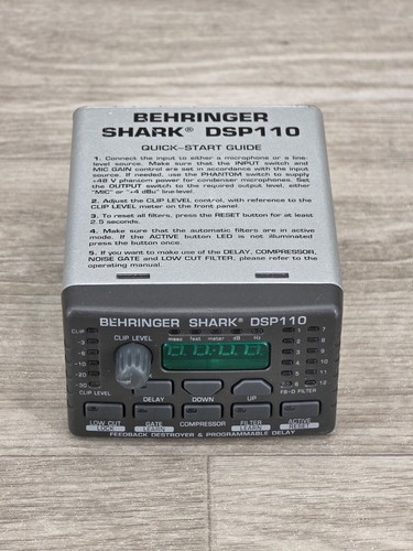 Behringer shark dsp110 - behringer,