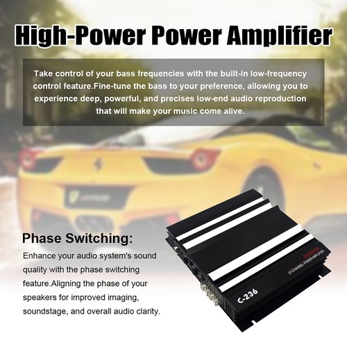 Amplificatore auto canali - amplificatore, 2