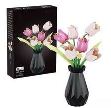 Bouquet Tulipani Rosa 3D in
