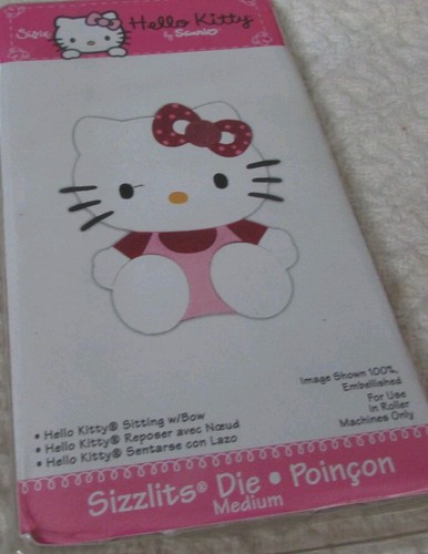 Sizzix hello kitty med - hello,