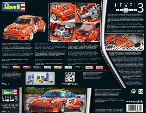 Revell 07031 porsche 934 - revell,