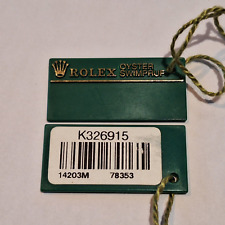 ROLEX etichetta oscillante