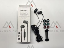 Sony Deep Bass Auricolari Cablati con Controllo Smartphone e Mic - Metallo