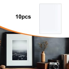 10 fogli acrilici trasparenti per inviti di nozze con cornice per foto