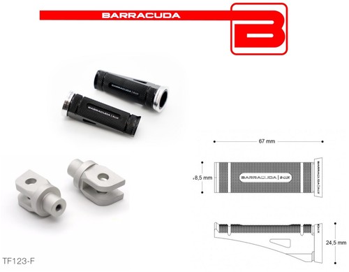 Barracuda pedane poggiapiedi - barracuda,