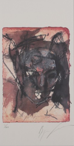 Biagio gibilterra litografia - gibilterra,