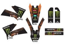 kit grafiche ADESIVI ADATTABILE SU KTM EXC SX 04 07 MONSTER