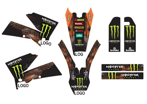 Kit grafiche adesivi - kit,