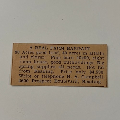 Real farm affare - real, ha