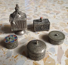 Lotto 5 vecchie scatoline